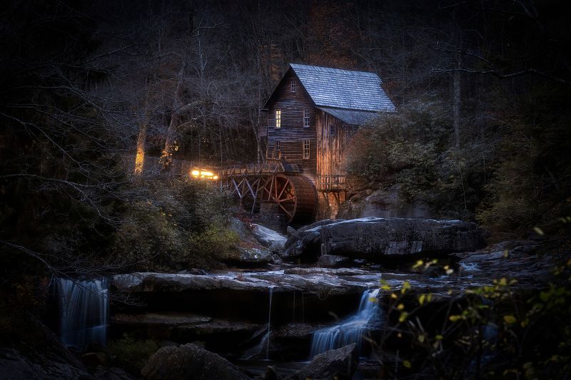 mill, glade creek, crist mill, west virginia Glade Creek Grist Mill фото превью