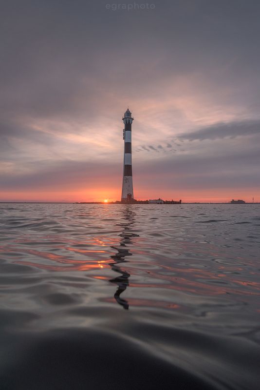 маяк, кронштадт, невская губа, россия Маяк Кронштадта 1914 г.р. фото превью