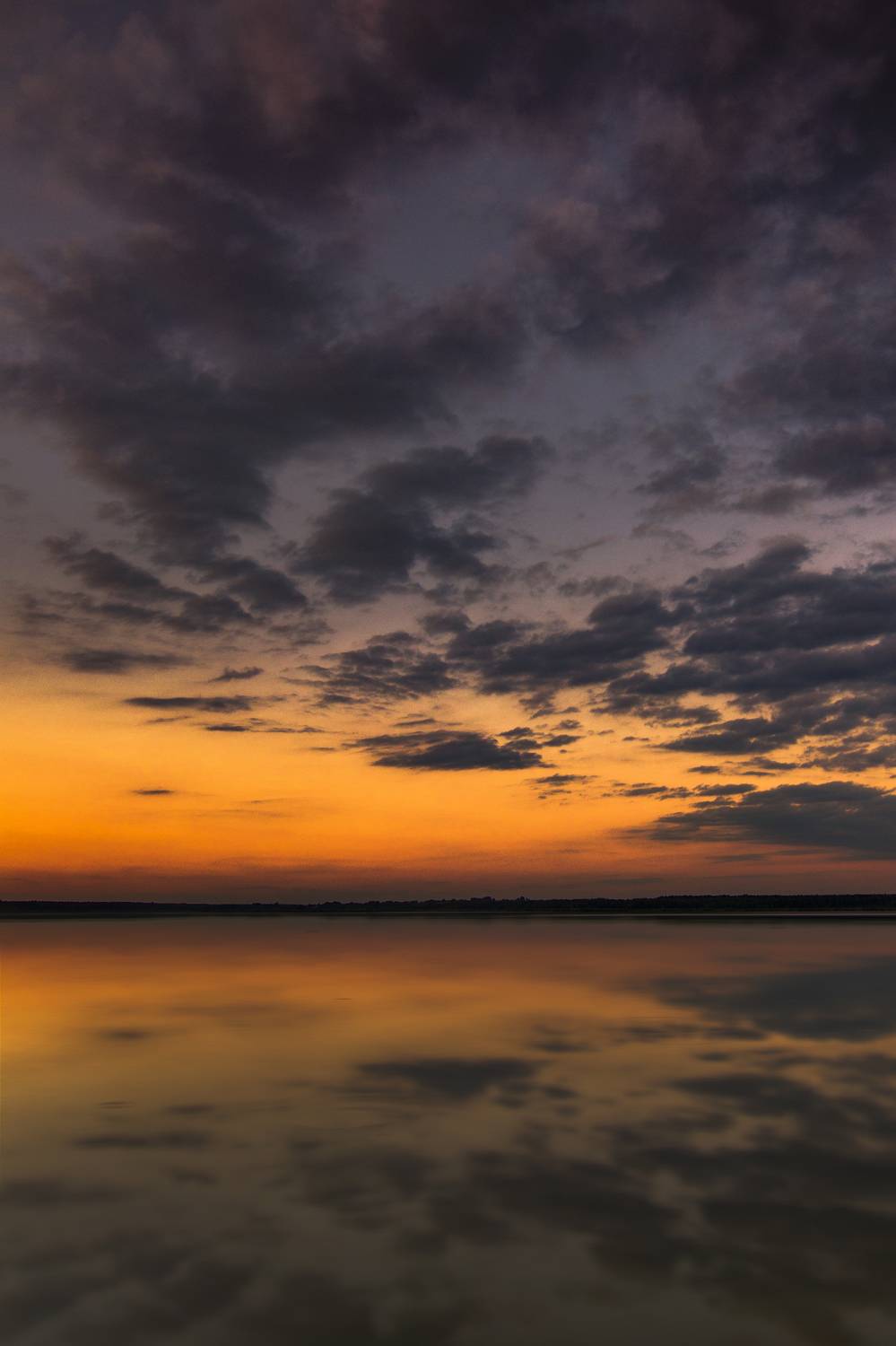 pVertical, Photography, Sunset, Water, Sky, Nature, Reflection, Tranquil, Tranquility, Lake, Cloud, Landscape, Clam, Świerklaniec, Poland, Damian Cyfka