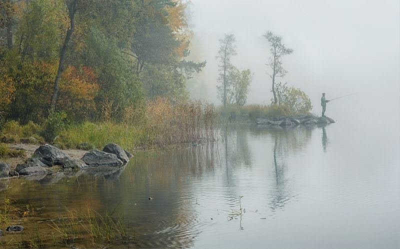Утро на Вуоксе фото превью