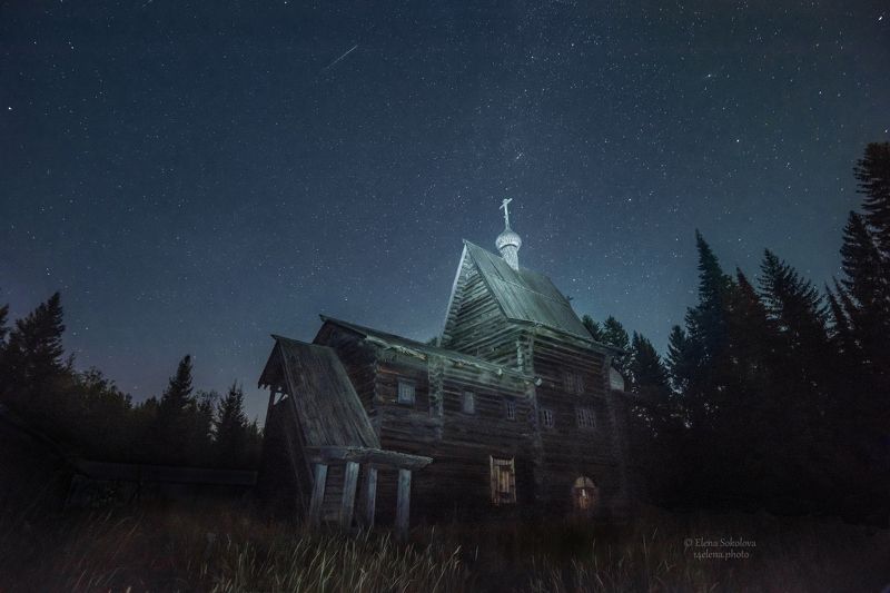 звезды, ночь Метеор фото превью