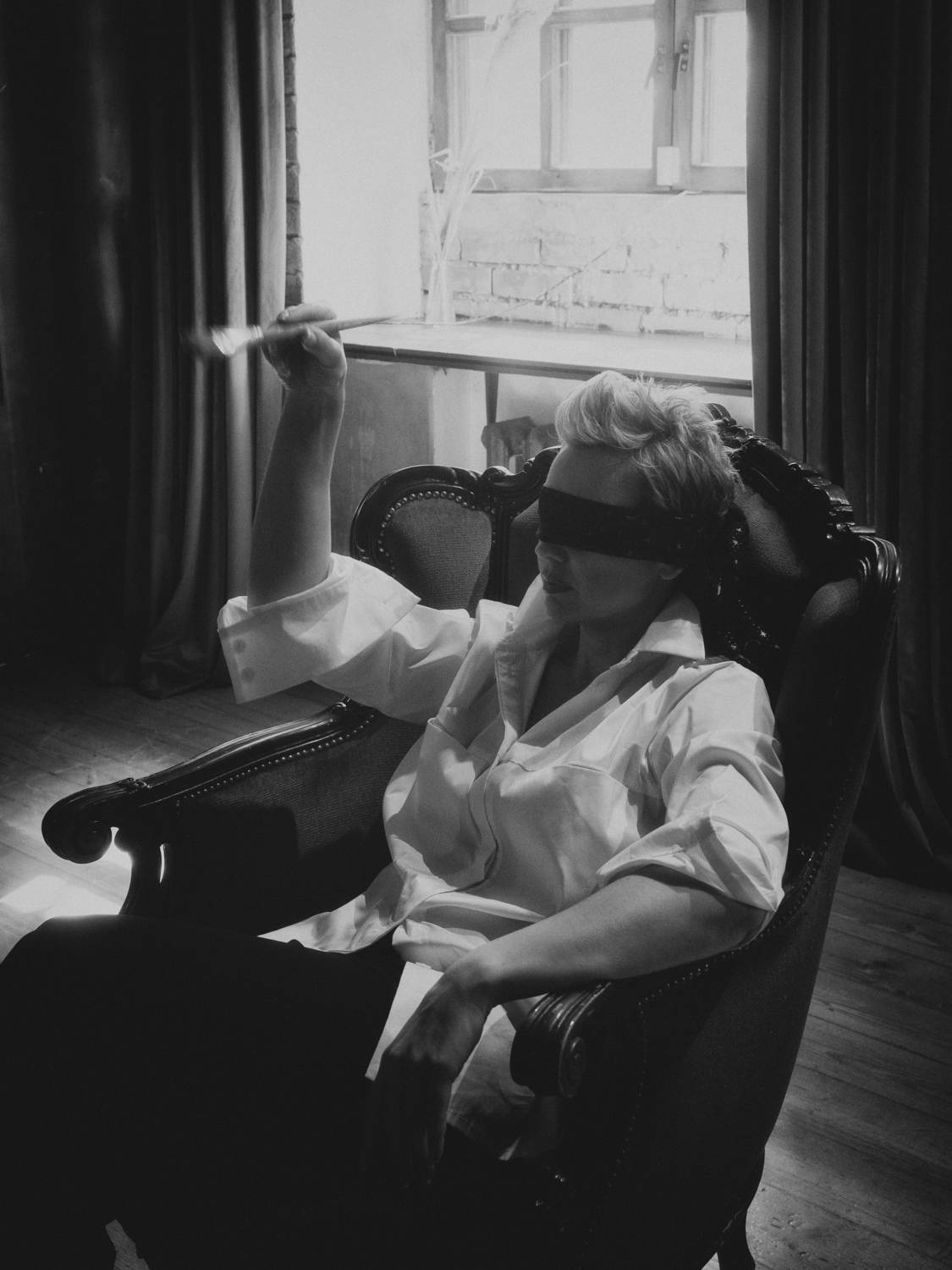 Moscow, Russia, Black and white, Monochrome, Portrait, Elena Beregatnova