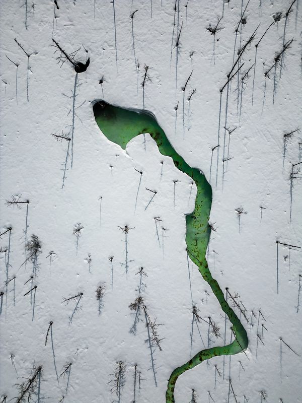 Чарская пустыня, Чара, пейзаж, наледь, змея, Забайкалье, бархан, лед, дронофото, aerial, landscape, desert Змейка фото превью