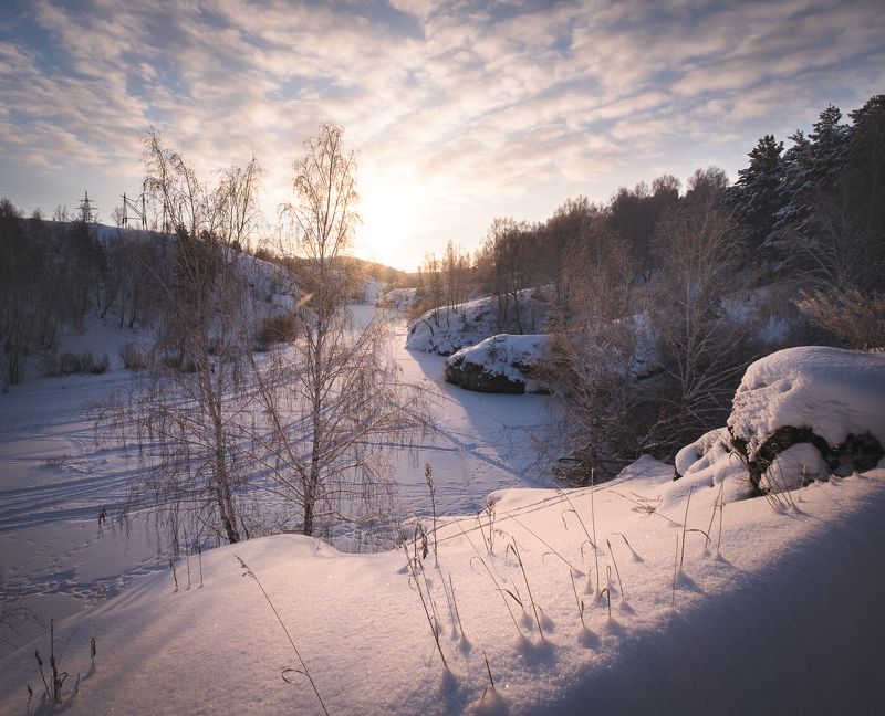 По свежему снегу фото превью