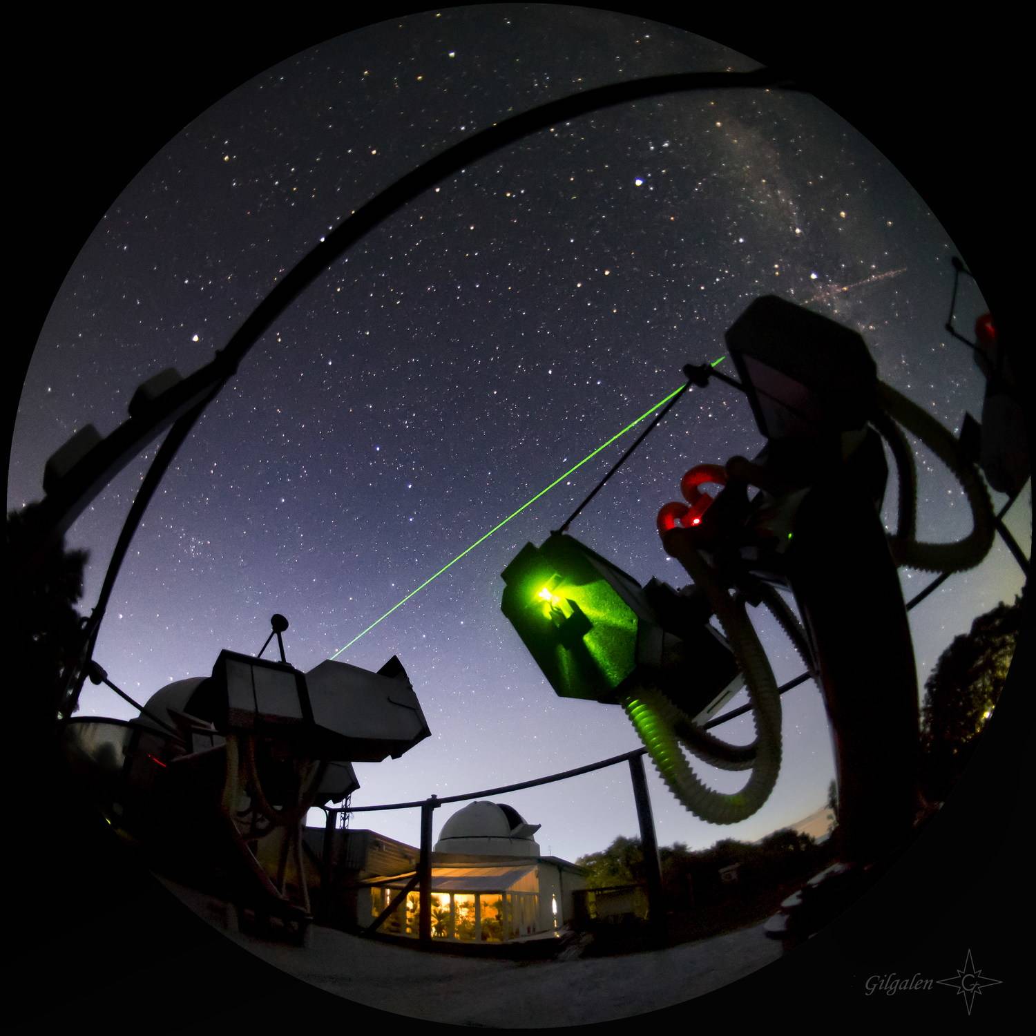астрофото фишай,  Gilgalen