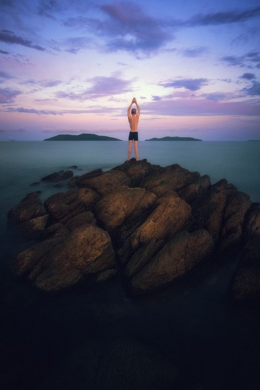 море, небо, камни *** фото превью