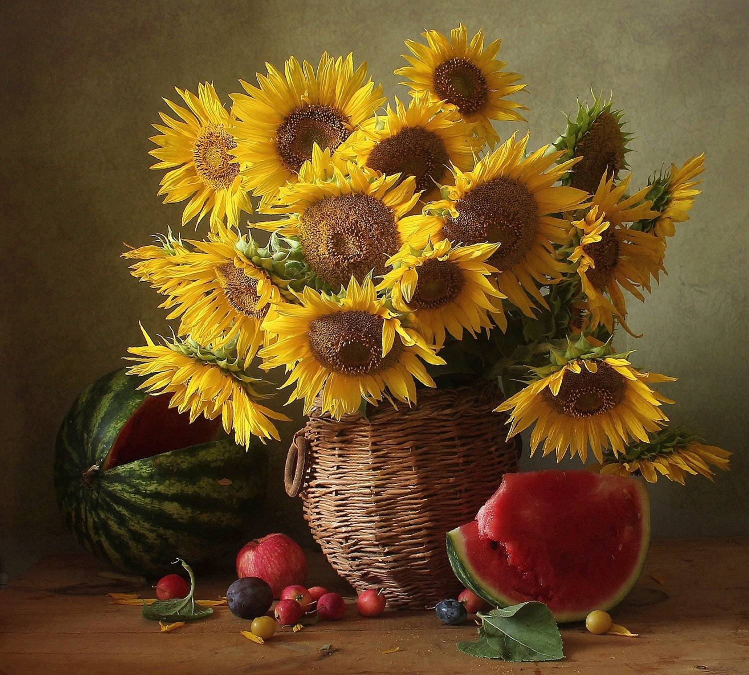 натюрморт, цветы, подсолнухи, лето, марина филатова, Марина Филатова