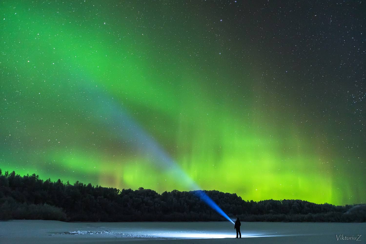 северное сияние, полярное сияние, заполярье, aurora borealis, polar lights, Куликов Виктор