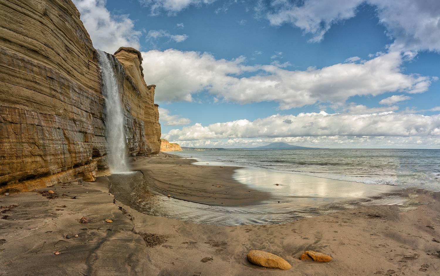 Курилы, Россия, Кунашир, природа, пейзаж,водопад, океан, Лариса Дука