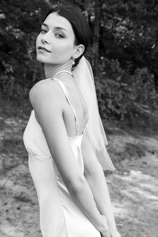 свадебная фотография, женский портрет Невеста фото превью