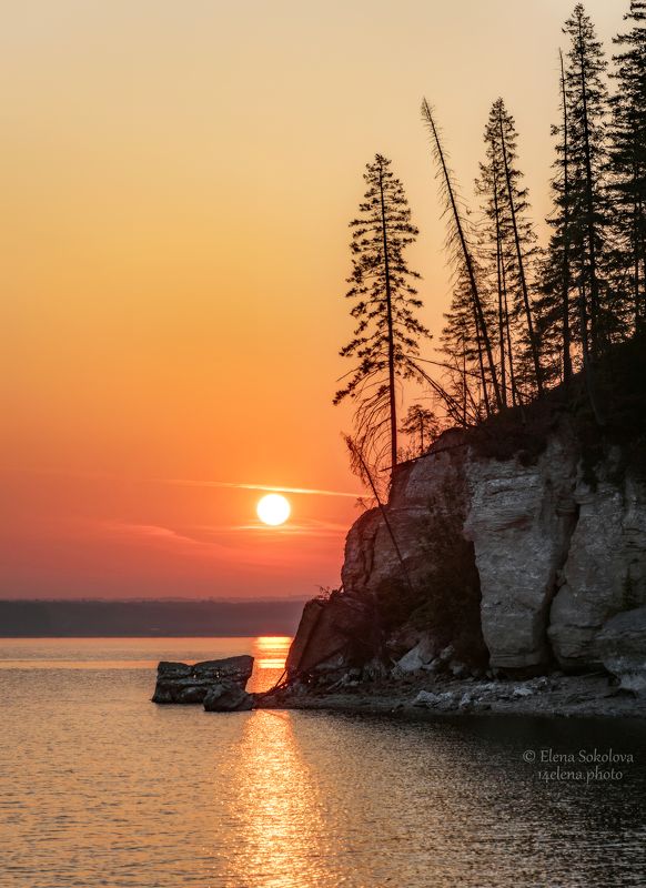 восход, рассвет, утро, лето, пейзаж, природа, река, отражение Восход солнца фото превью