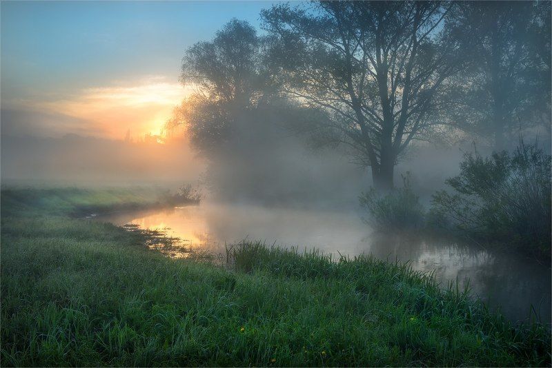 Река, Туман, Уды, Утро Утро на реке... фото превью