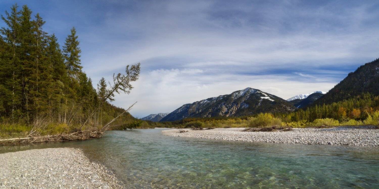 Горы, Лес, Осень, Река, Александр Удовиченко