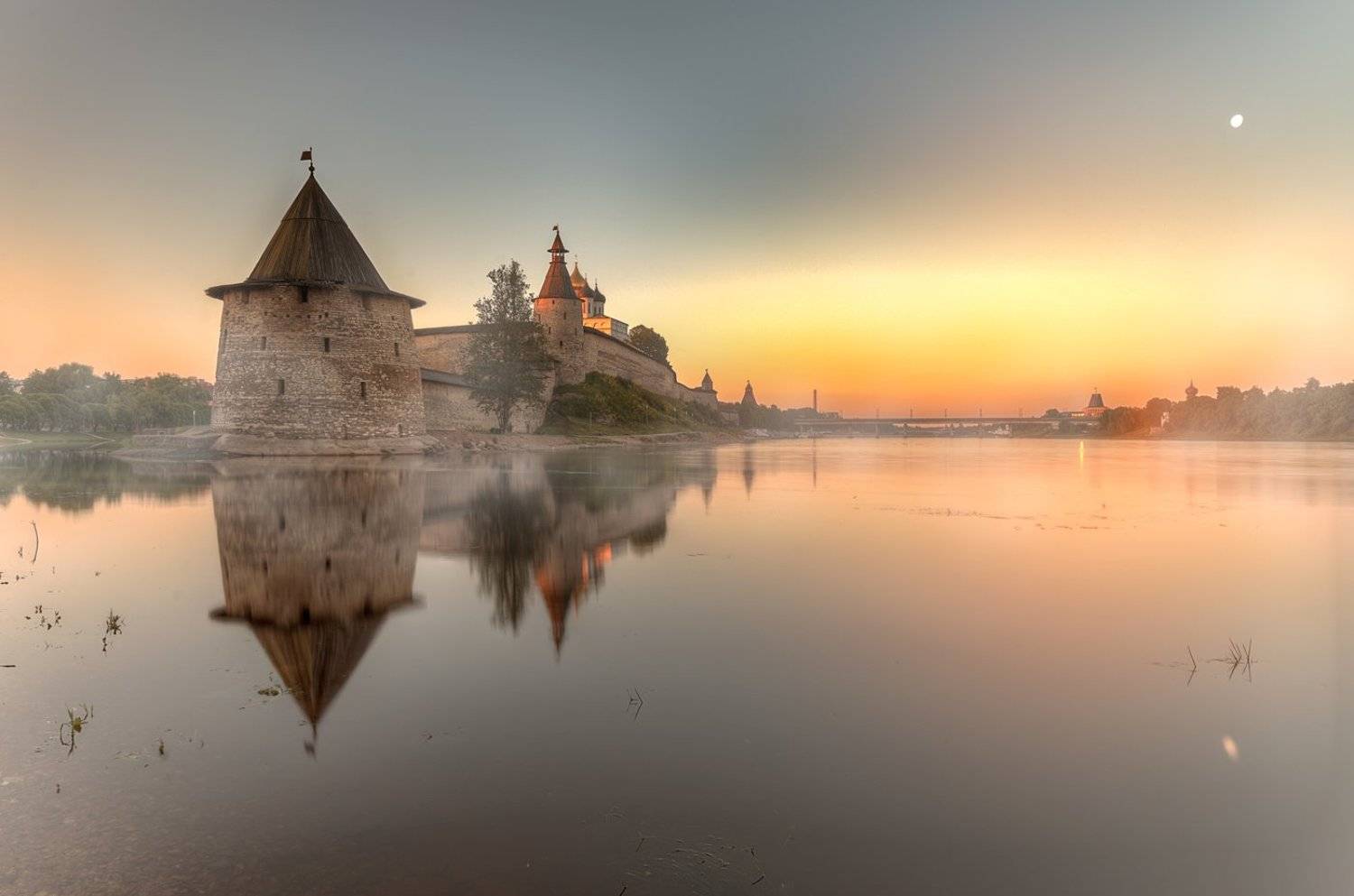 Псков, Рассвет, Утро, Эдуард Гордеев