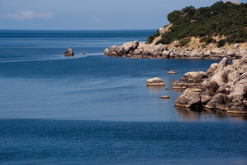 море, чёрное море, крым, бухта ласпи, вода, волны, блики, день, вечер Pro Ласпи день за днём фото превью