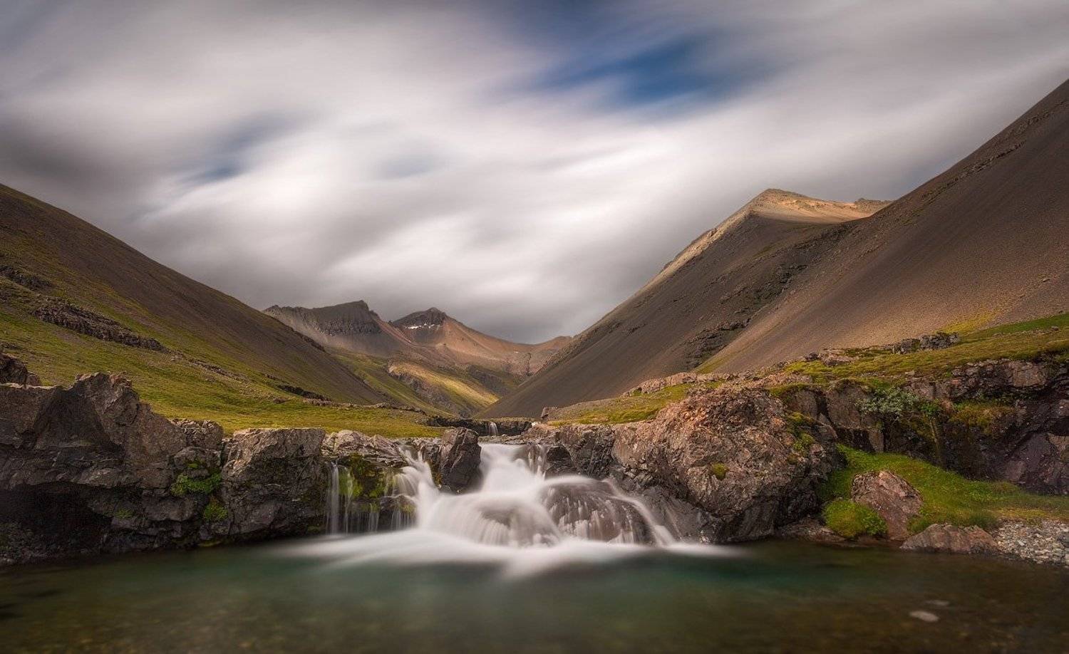iceland,waterfall,long exposure, Tomasz Huczek