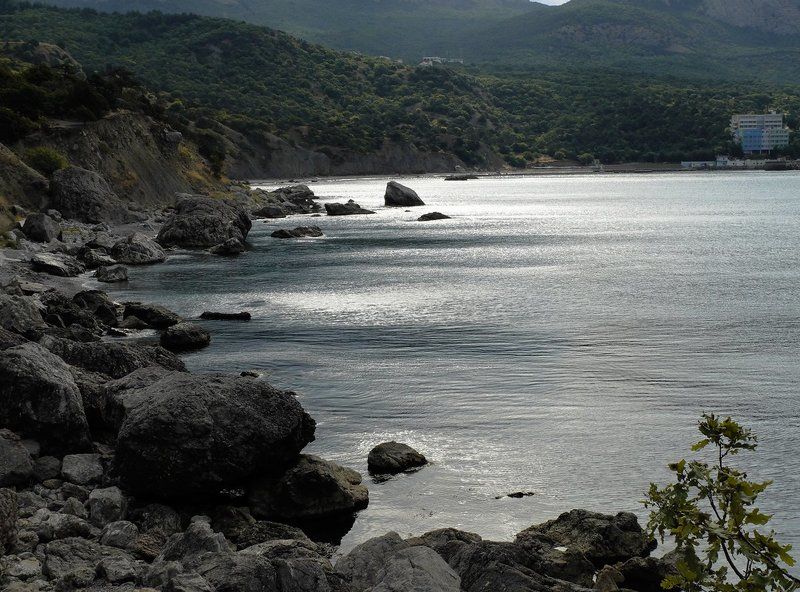 чёрное море, крым, ласпи, вода, блики Триптих pro Ласпи фото превью