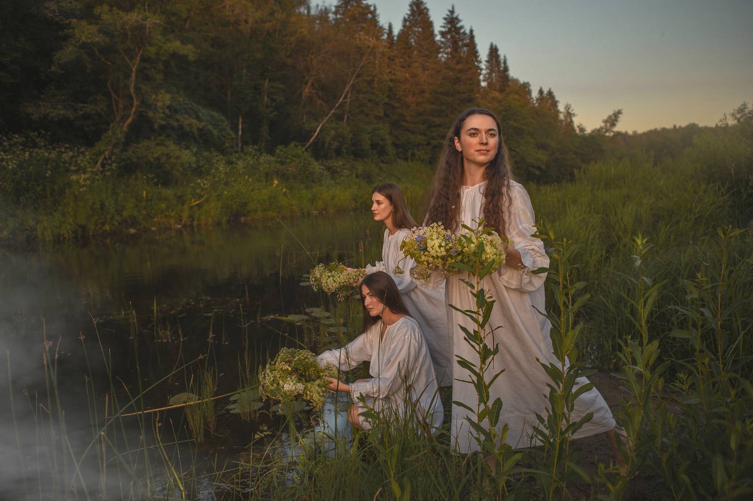 река девушка красота любовь природа искусство фотография покой радость лодка облака вода небо, Шепелева Татьяна