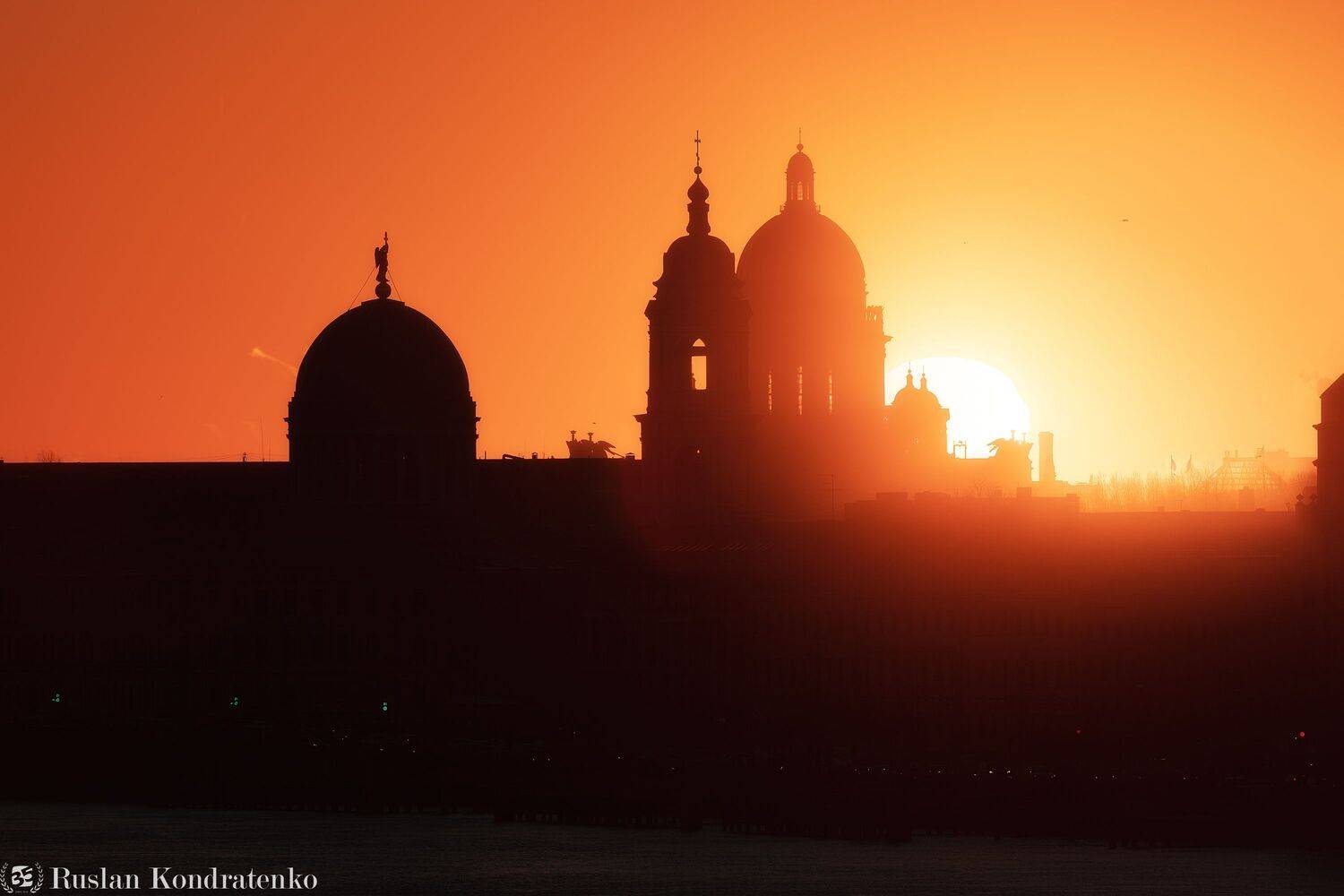 санкт-петербург, рассвет, прострел, исаакиевский собор, исаакиевский, церковь, екатерининская церковь, Кондратенко Руслан