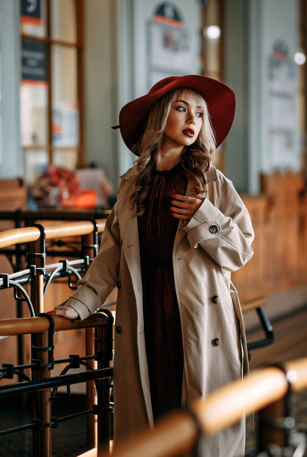 девушка, вокзал, настроение, городской стиль, образ жизни, Плешков Алексей