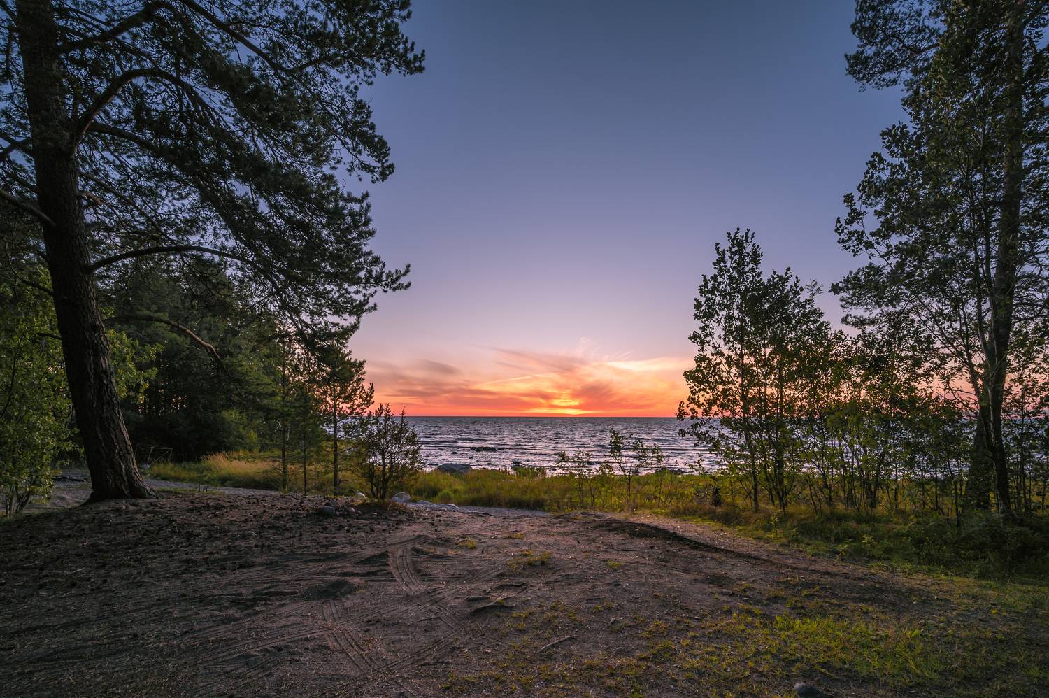ладога, рассвет, Бабурин Олег