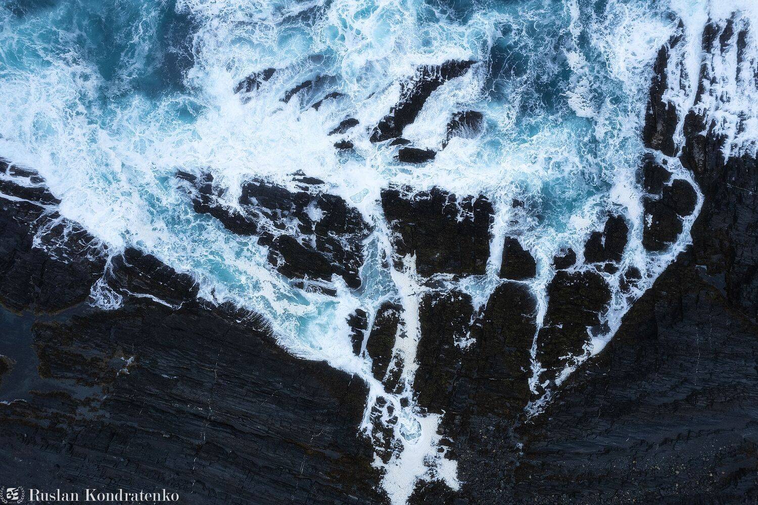 кекурскйи мыс, рыбачий, средний, полуостров рыбачий, полуостров средний, кольский полуостров, север, крайний север, аэрофото, аэрофотография, topdown, Кондратенко Руслан