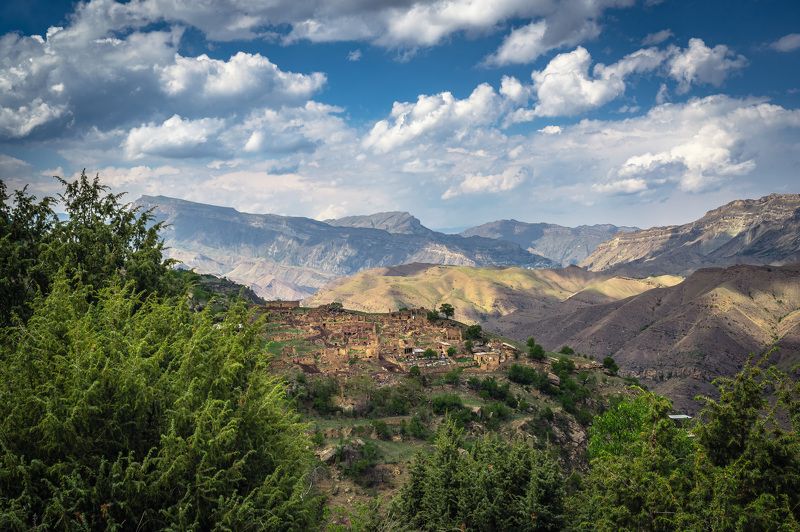 Пейзаж, горы, Дагестан Горный Дагестан фото превью