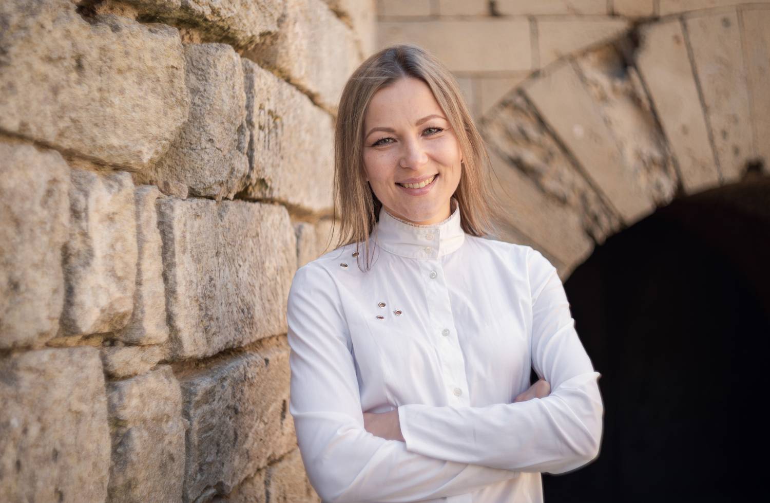 лето, девушка, экскурсовод, история, крепость, возрождение, керчь, крым, россия, Щербак Анатолий