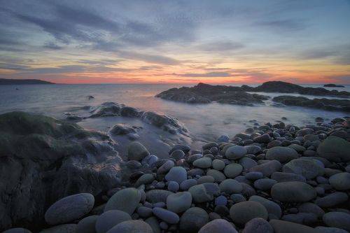 Закат на Скоробеевском пляже