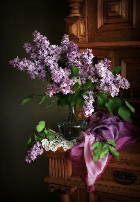 сергей алексеев, натюрморт Сирень \