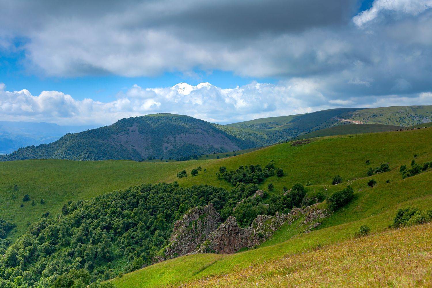 горы, пейзаж, landscape, природа, долина , Василий Ковалев