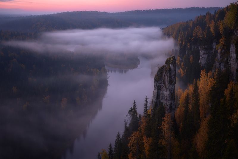 Утро над Усьвой фото превью