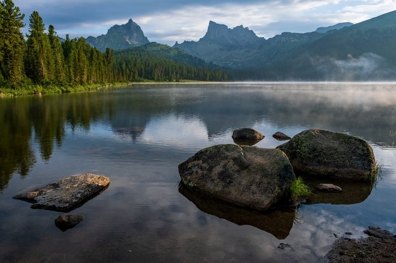 ергаки, горное озеро, красноярский край, озеро светлое Горная безмятежность фото превью