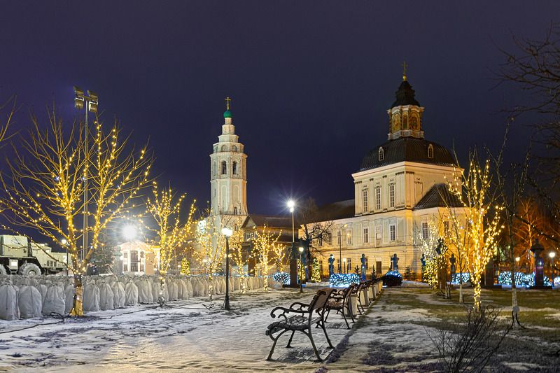 Прогулка по зимней аллее фото превью