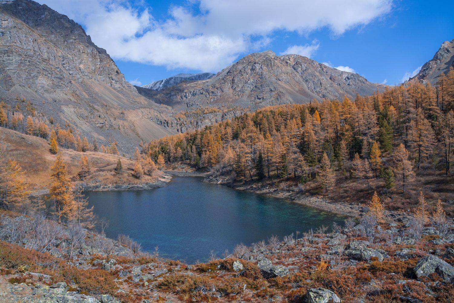 россия, горный алтай,осень,озеро, Андрей Поляков