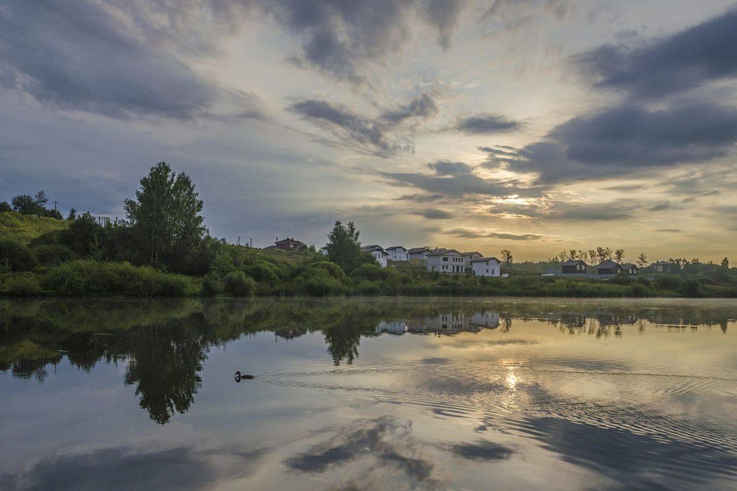 утро рассвет архангельское, Михаил Агеев