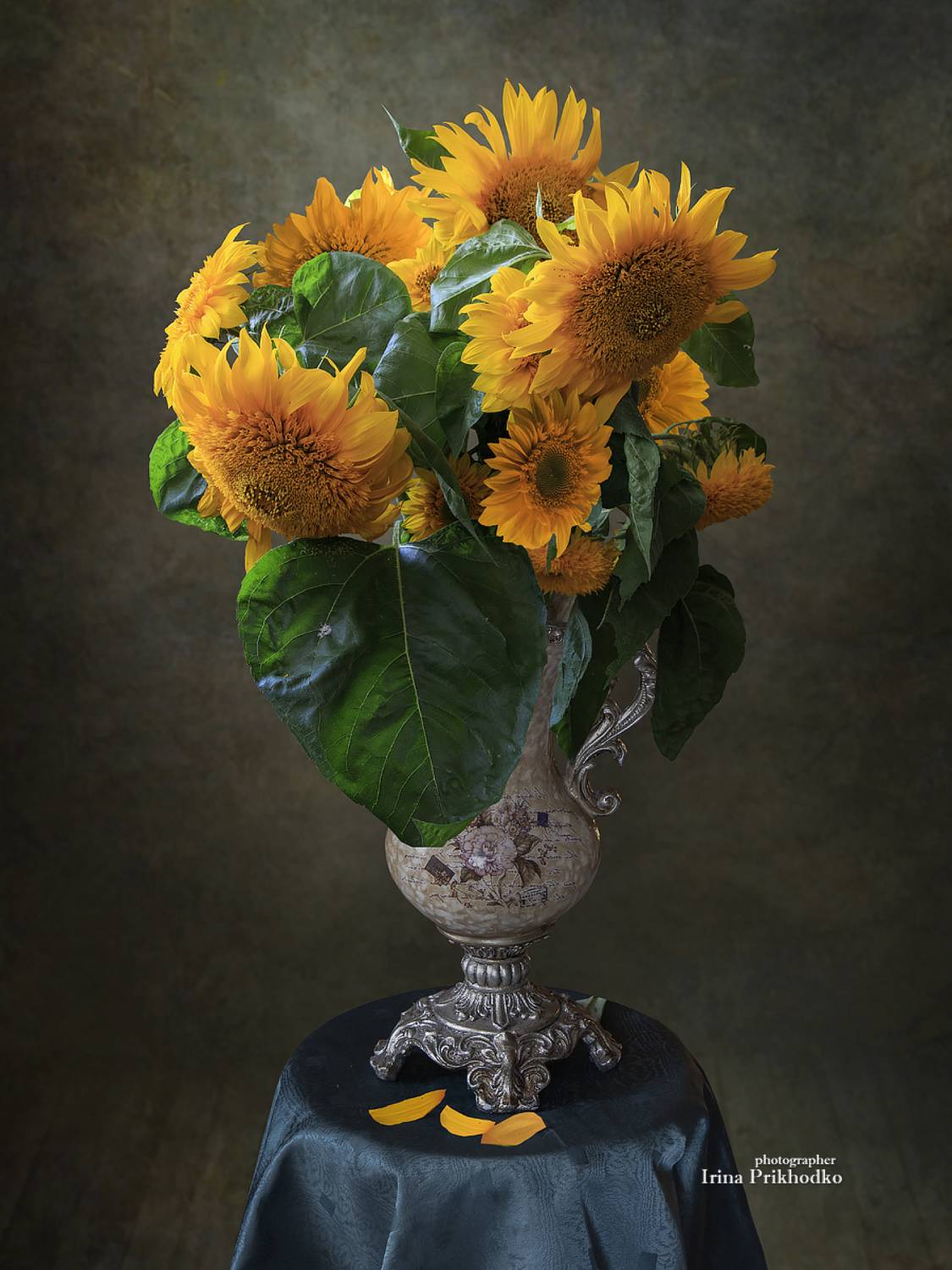 натюрморт, цветы, букеты, подсолнухи, Приходько Ирина