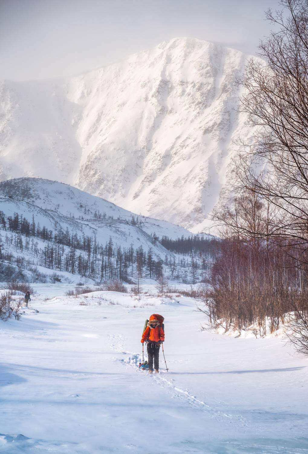 Южно-Муйский хребет, горы, зима, снег, лыжи, Evgeniy Khilkevitch