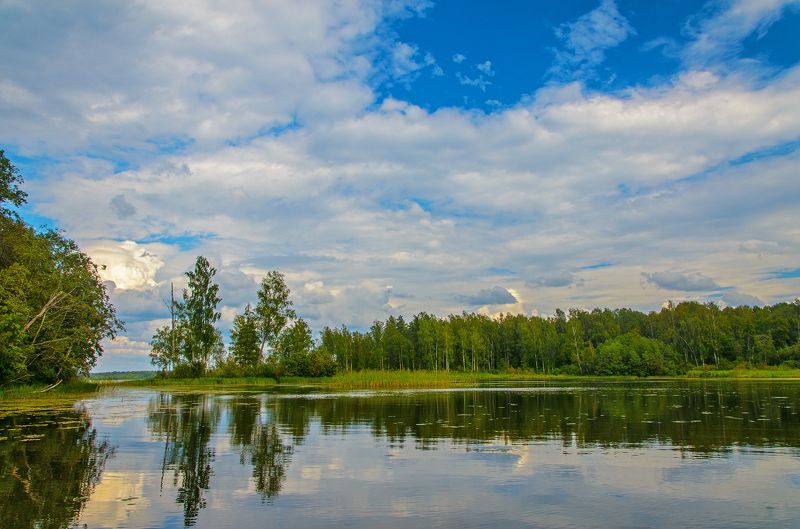 nevant60, пейзаж, красота, природа Вечер на озере Вильё фото превью