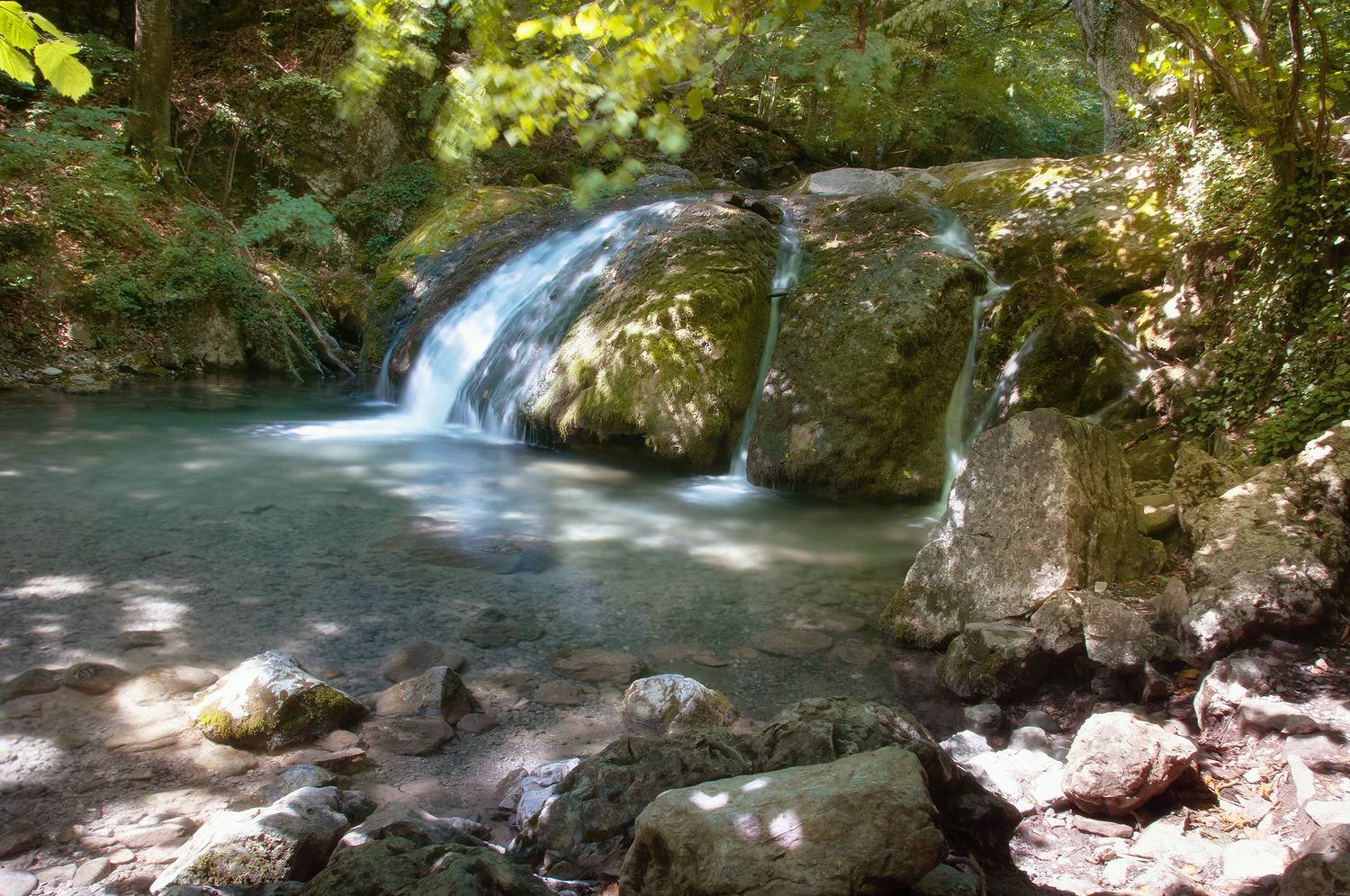 крым, водопад, лето, Чавыкина Анастасия
