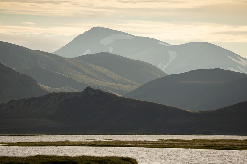 mountains,interior,highlands,iceland,haze,landscape, Layers фото превью