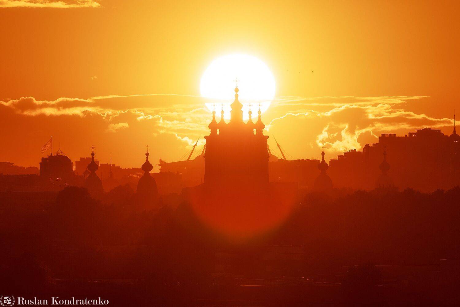 санкт-петербург, закат, прострел, зенит арена, газпром арена, смольный собор, рассвет, Кондратенко Руслан