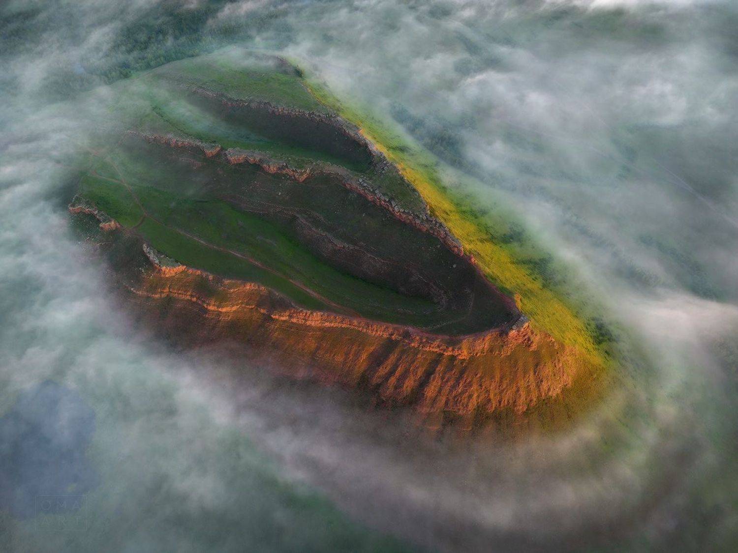 сундуки, хакасия, сибирь, туман, лето, Марина Огнева