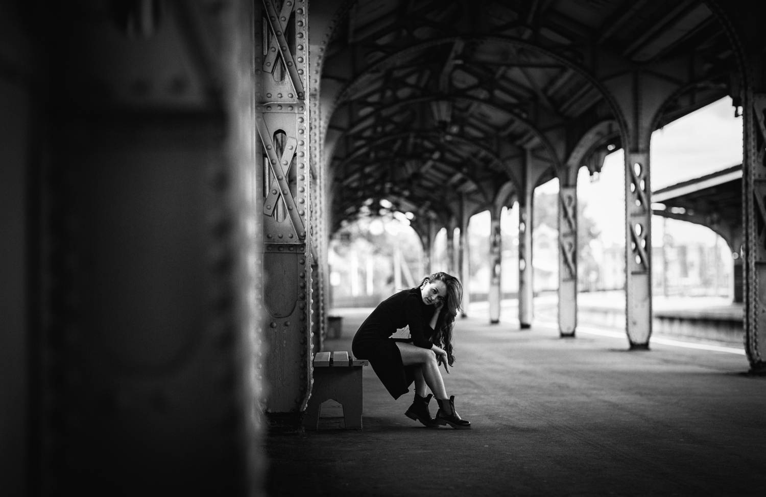 девушка, вокзал, настроение, городской стиль, образ жизни, Плешков Алексей