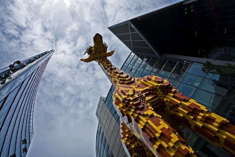 Жираф из LEGO фото превью