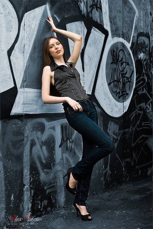 девушка,граффити,graffiti, Александр Путев