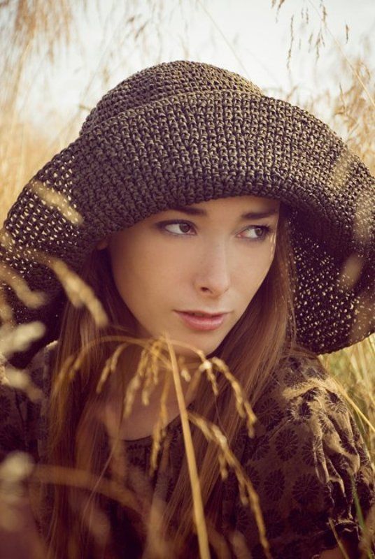 поле, девушка, шляпа, лето Ксюша фото превью