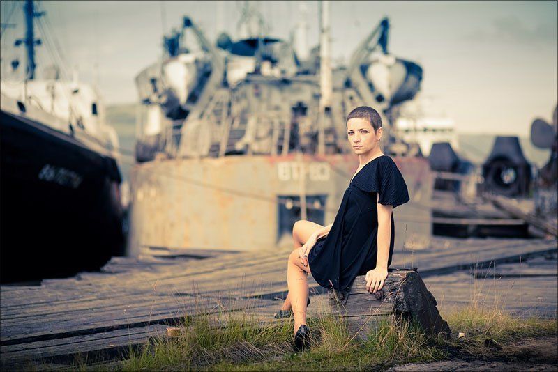 мурманск,таня,жанровый портрет Т.. фото превью