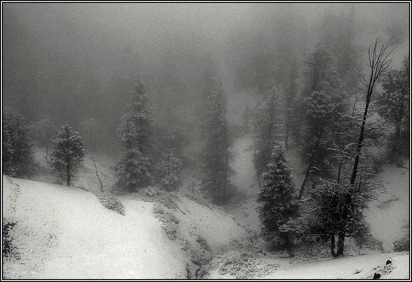 снег, brice canyon, Yurma