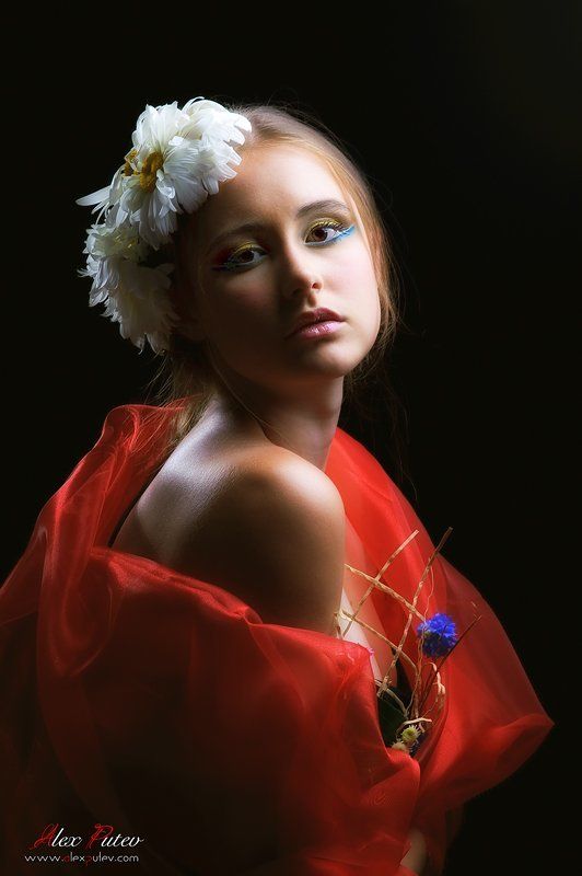 лето,цветы,flowers,глаза,студия,путев Ирина фото превью